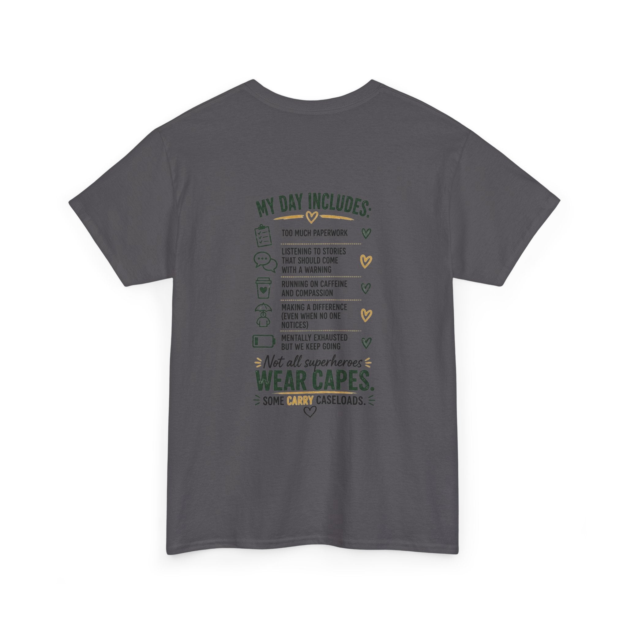 Social Worker T-Shirt — “Social Worker Because Problem Solver Isn’t an Official Job Title” Graphic Tee
