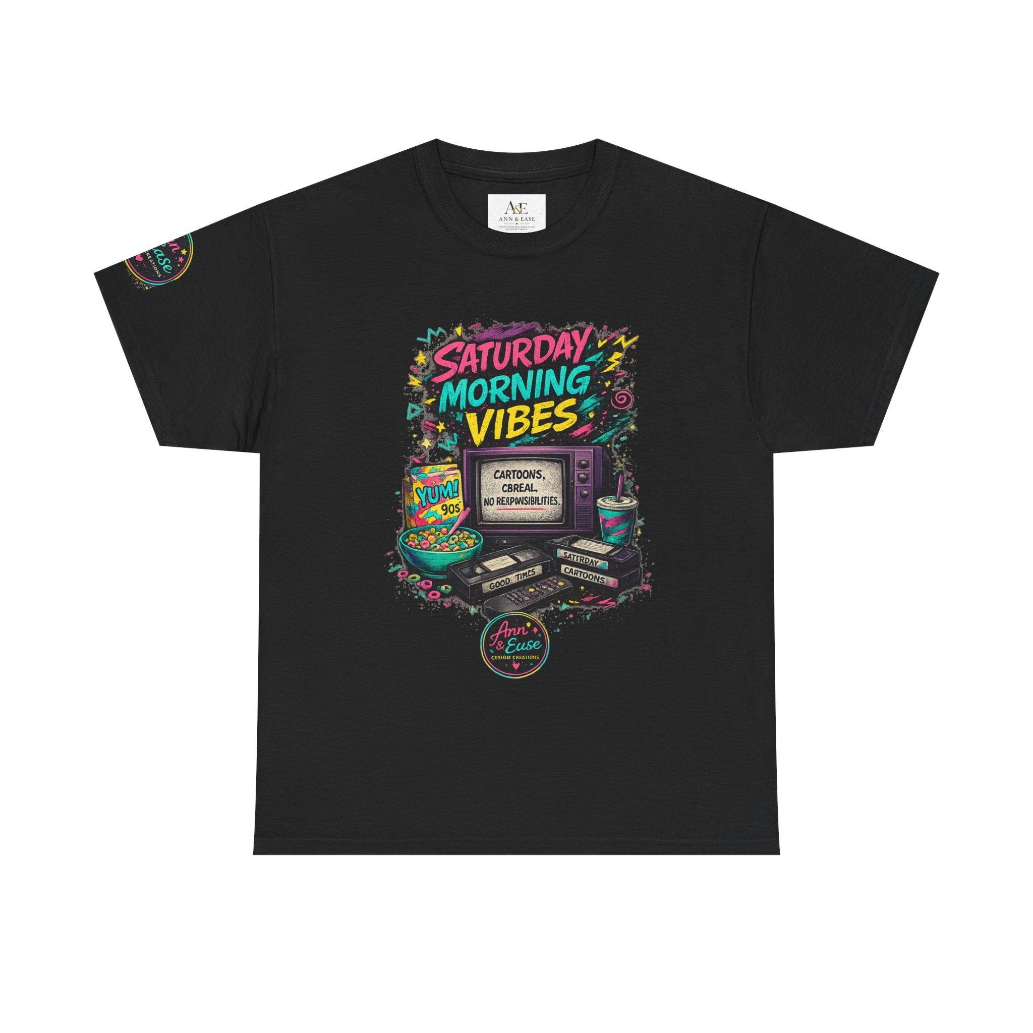 90s Baby Tee — Saturday Morning Vibes Retro Gaming T‑Shirt