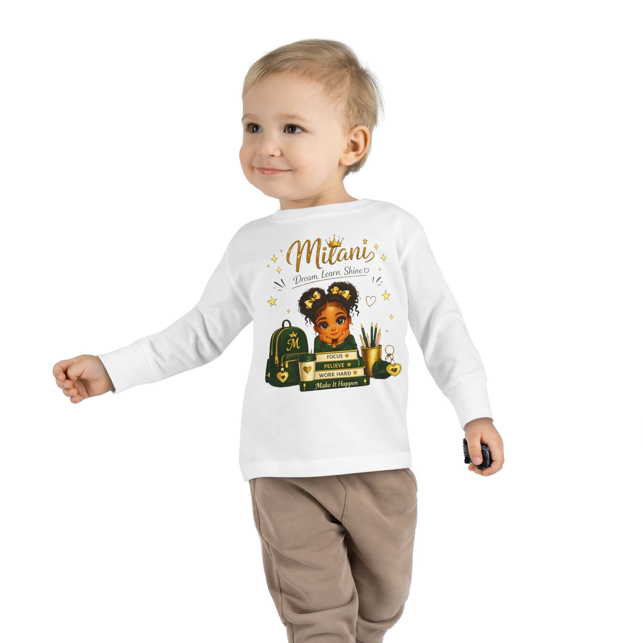 Toddler Tee — 'Future MD' Cute Black Girl Doctor Design
