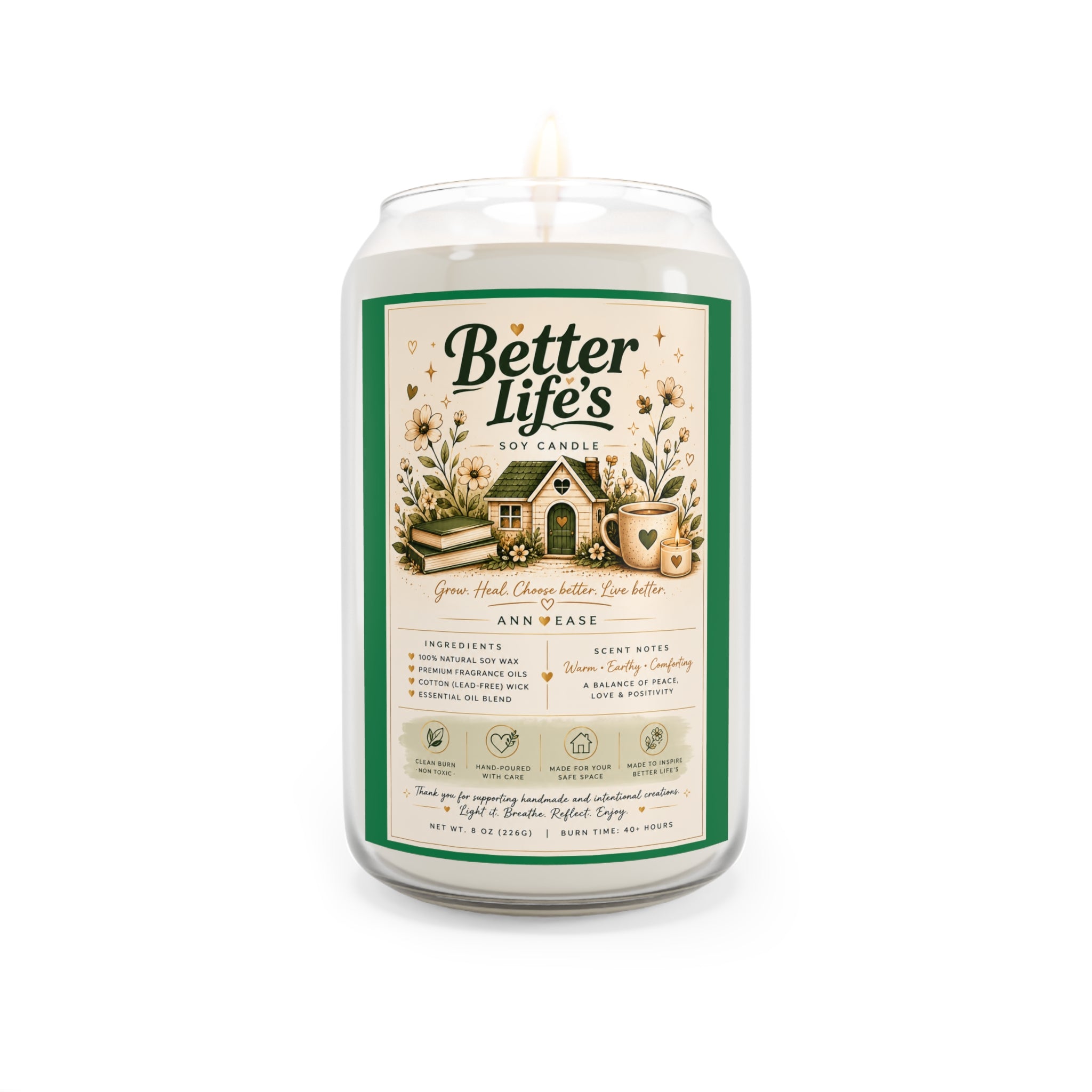 Better Life’s Scented Soy Candle — 13.75oz Cozy Cottage Fragrance