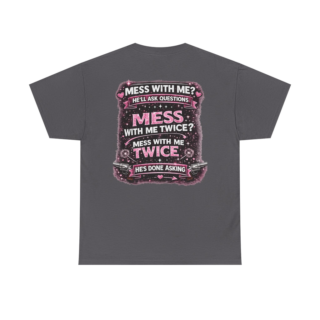 T-Shirt — "Lucky Daughter, Crazy Dad" Protective Dad Graphic Tee