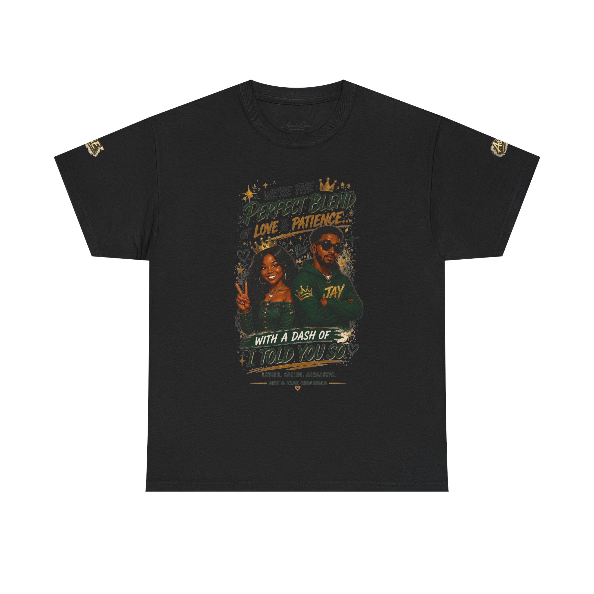 Camiseta para parejas "Perfect Blend" — Camiseta a juego "Te lo dije"
