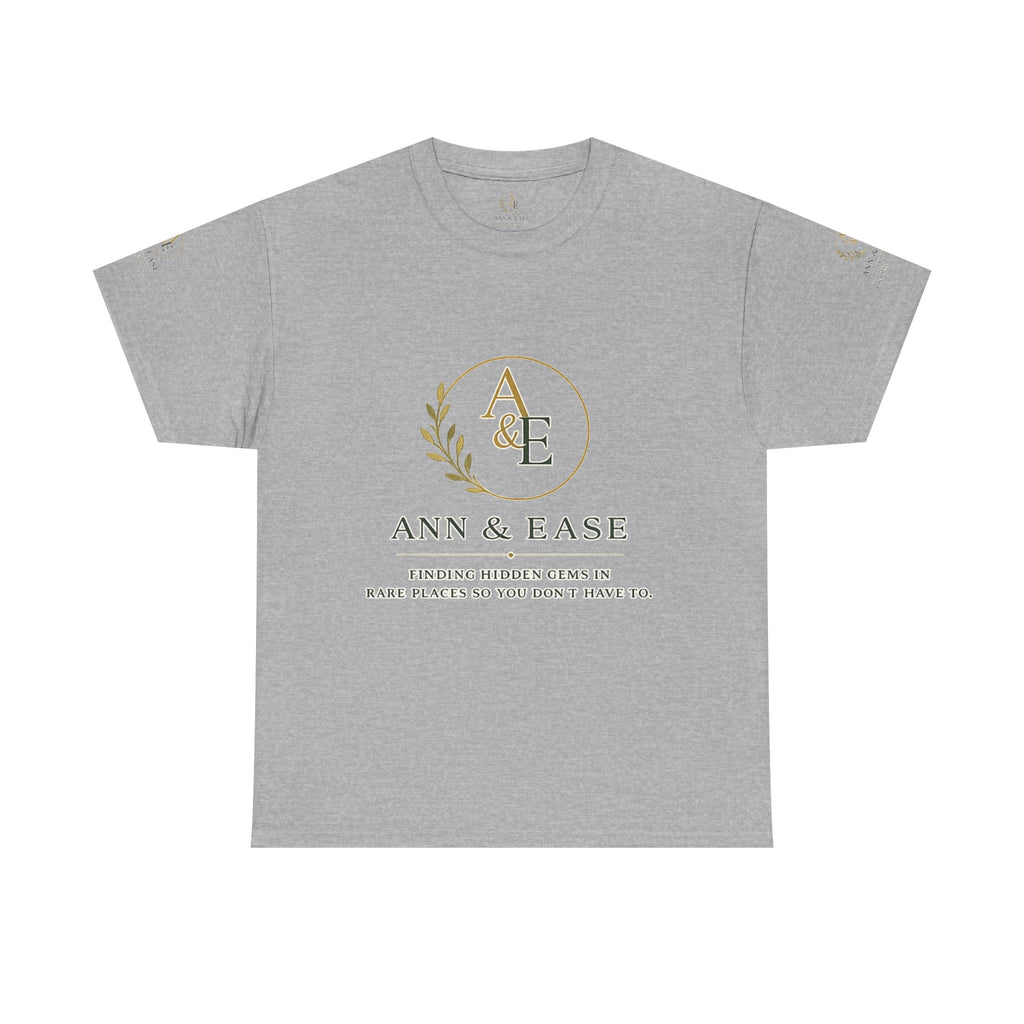 Camiseta con logo Ann & Ease — Algodón personalizable "Imprímelo a tu manera"