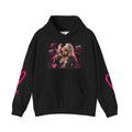 Gothic Pink Heart Hoodie — 'Pretty, Fake, Cute But Evil' Graphic Pullover