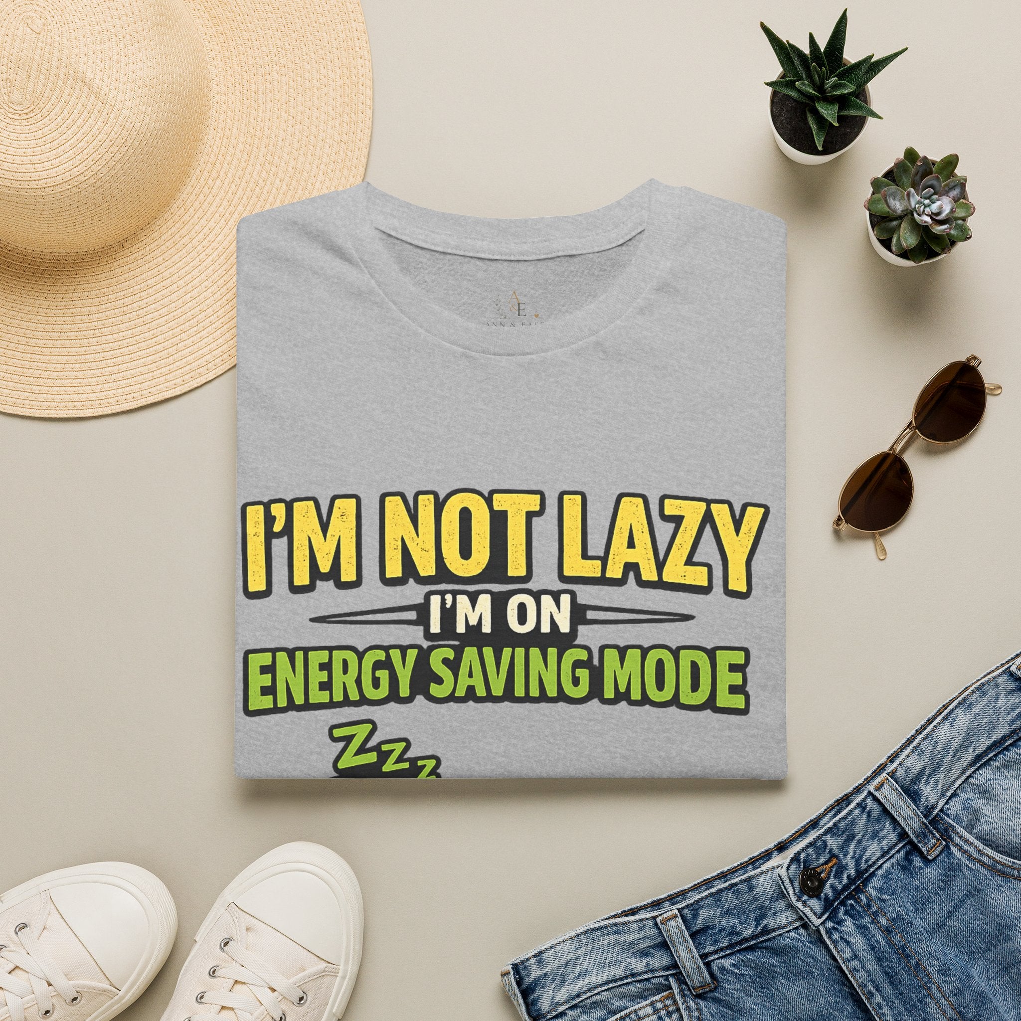 I'm Not Lazy — Energy Saving Mode T-Shirt