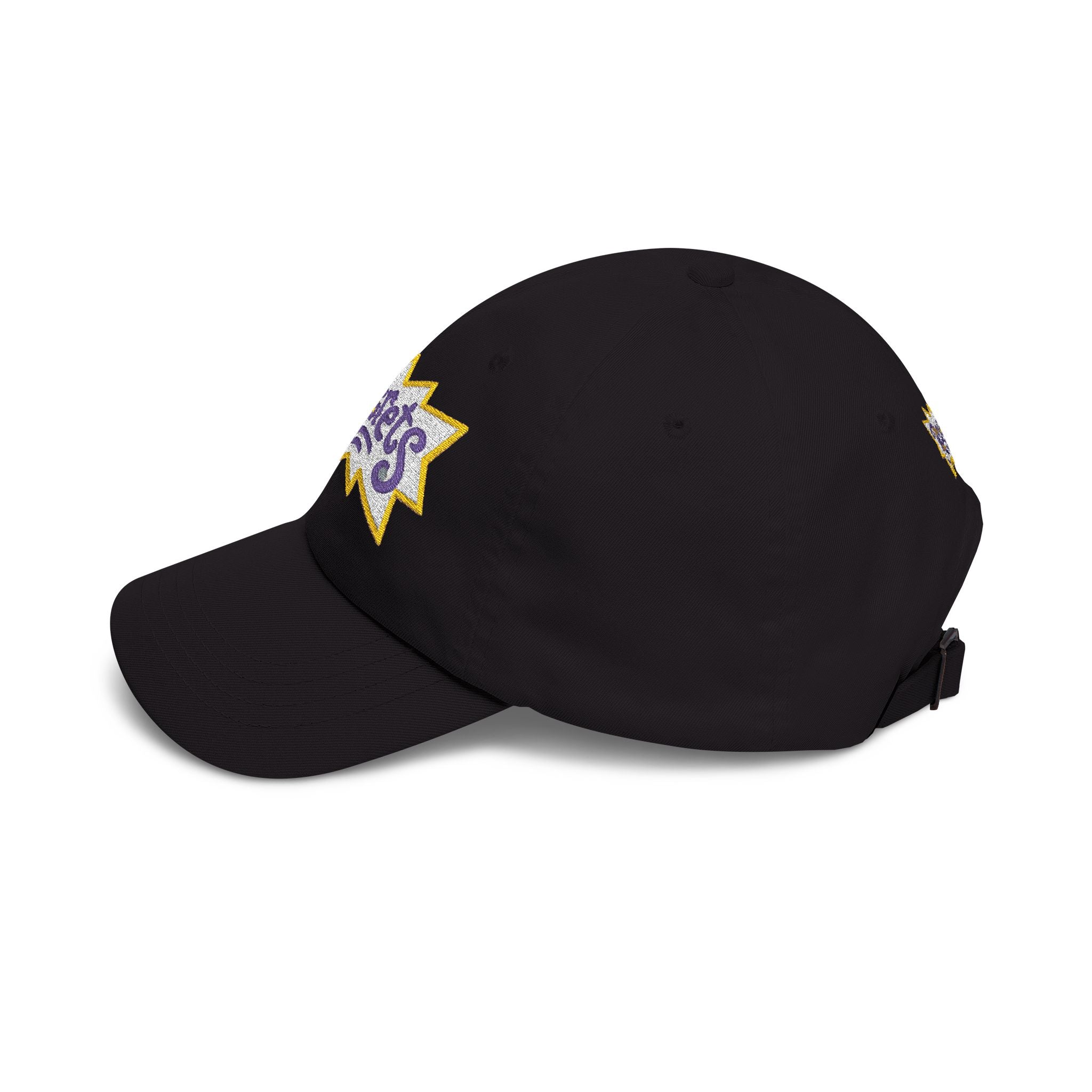 Regrets Embroidered Dad Cap - Retro Funky White Baseball Hat