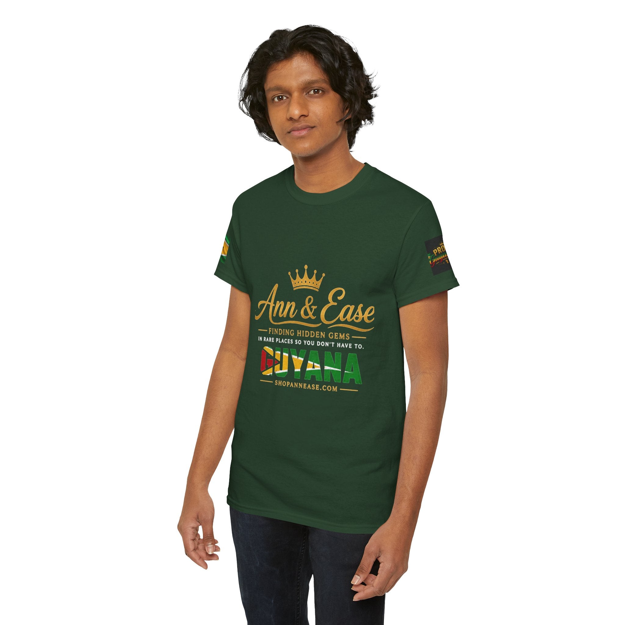 Camiseta de viaje Guyana — Ann & Ease "Encontrando joyas escondidas" Camisa de vacaciones caribeñas