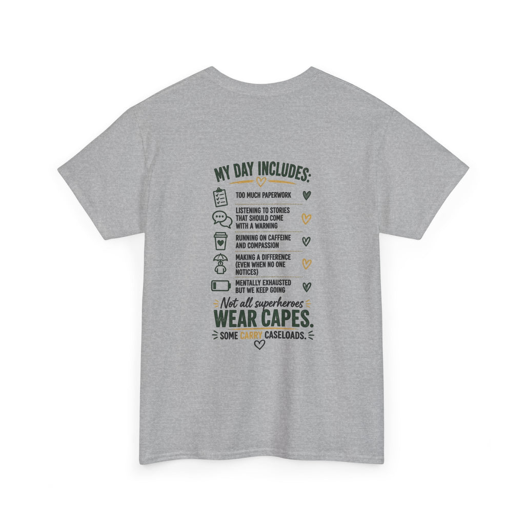 Social Worker T-Shirt — “Social Worker Because Problem Solver Isn’t an Official Job Title” Graphic Tee