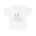 Ann & Ease Logo T-Shirt — Customizable "Print It Your Way" Cotton Tee