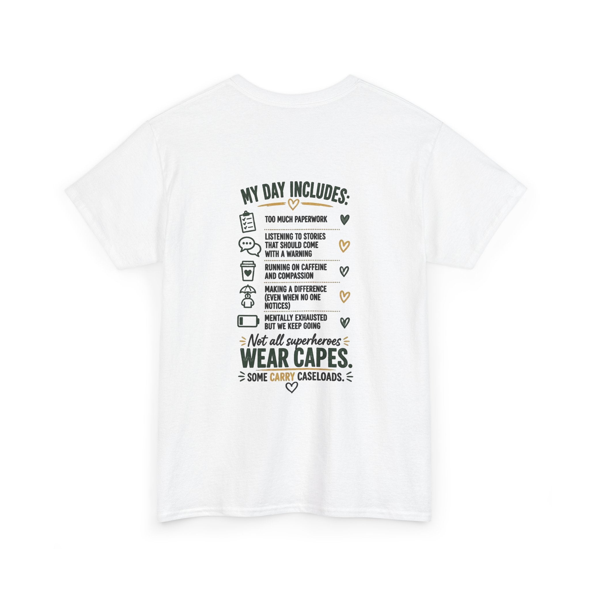Social Worker T-Shirt — “Social Worker Because Problem Solver Isn’t an Official Job Title” Graphic Tee