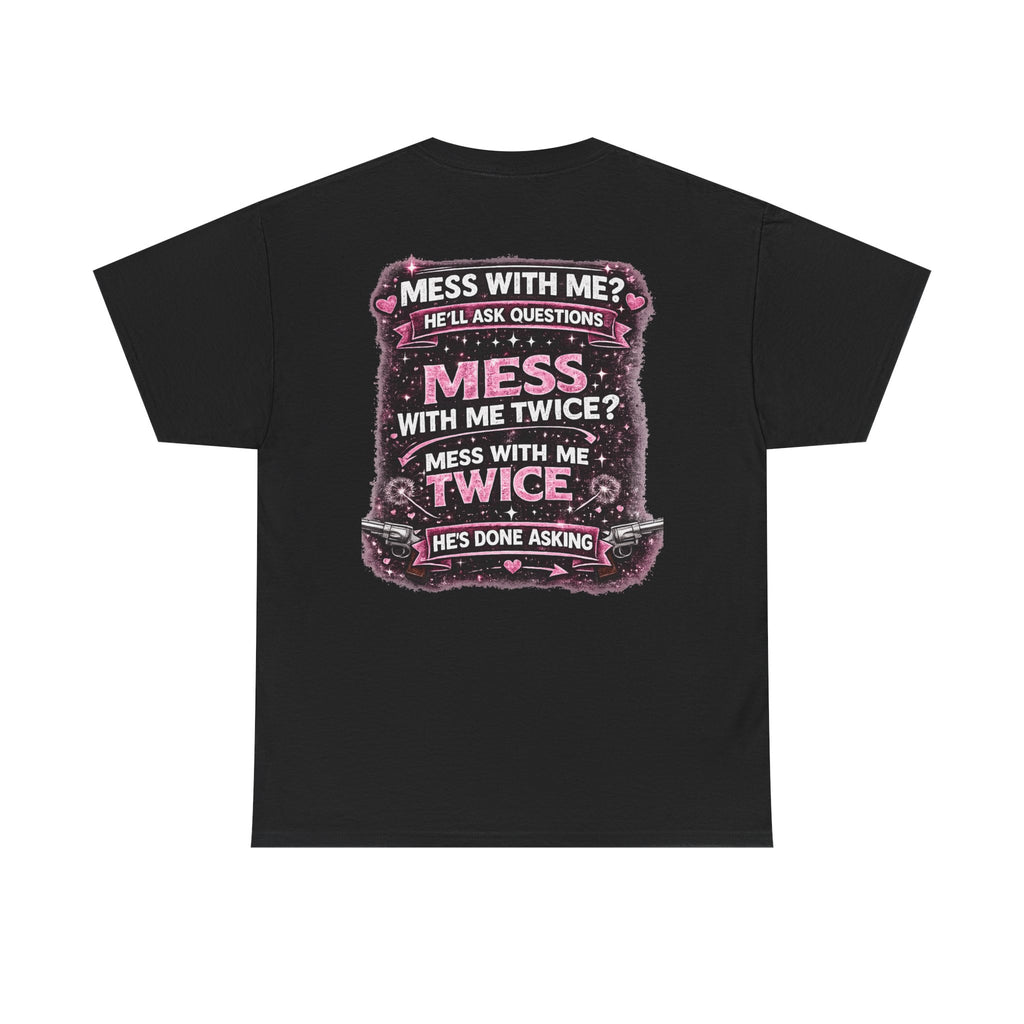 T-Shirt — "Lucky Daughter, Crazy Dad" Protective Dad Graphic Tee