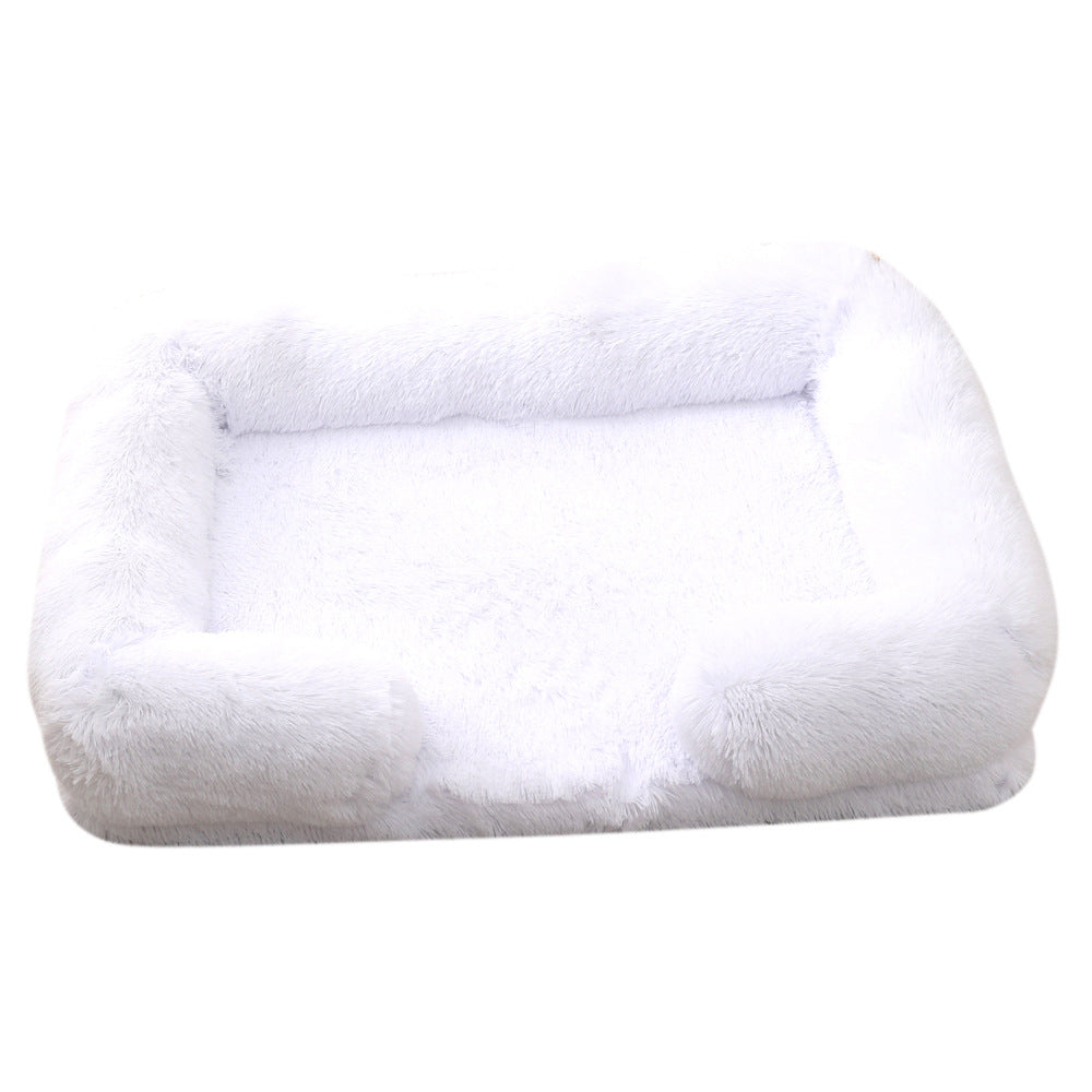 Casa de peluche redonda y cerrada para mascotas — 10 colores, tallas S–XXL