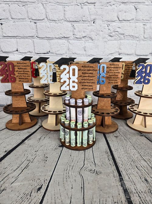 Portamonedas de regalo de graduación personalizado 2026