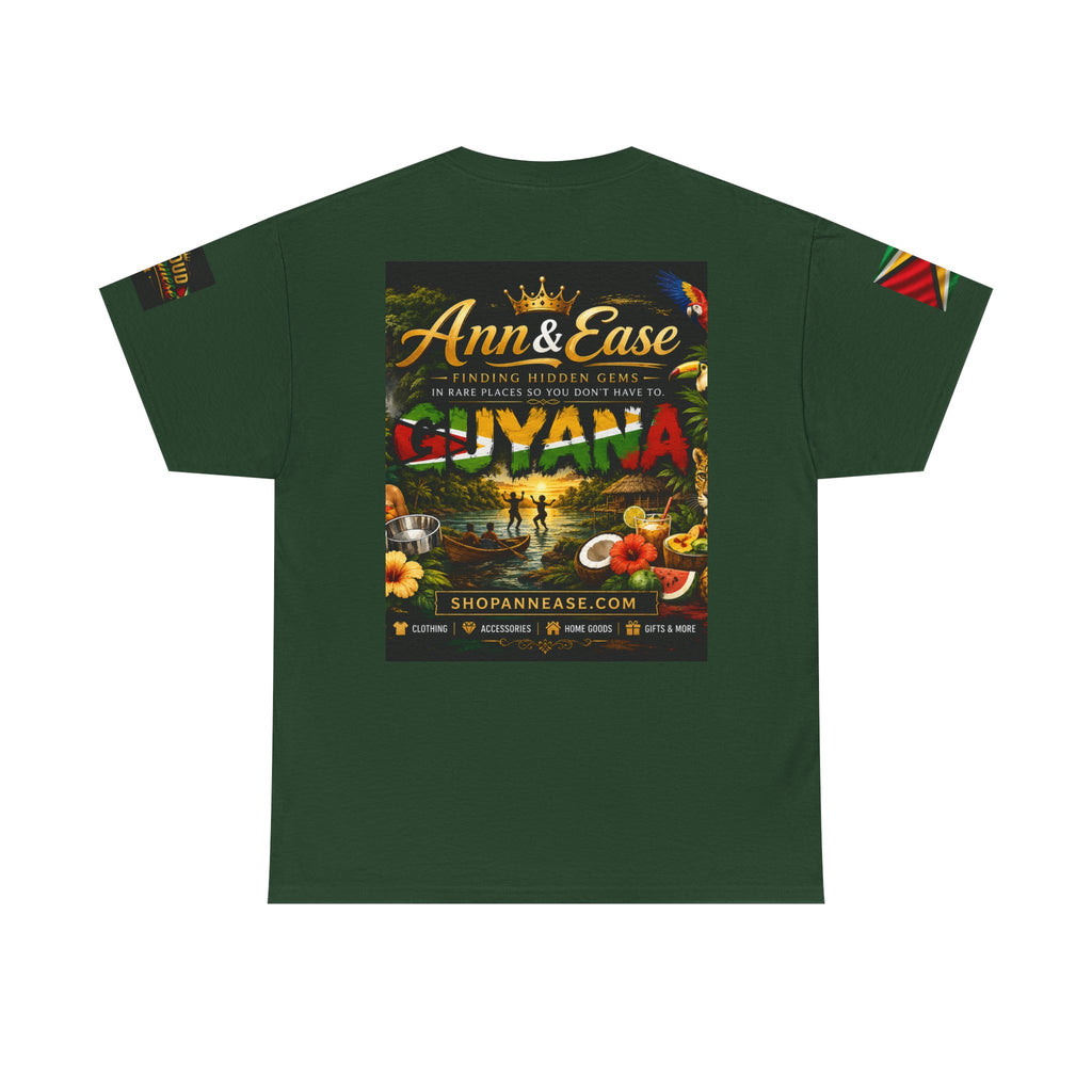 Guyana Travel Tee — Ann & Ease 'Finding Hidden Gems' Caribbean Vacation Shirt