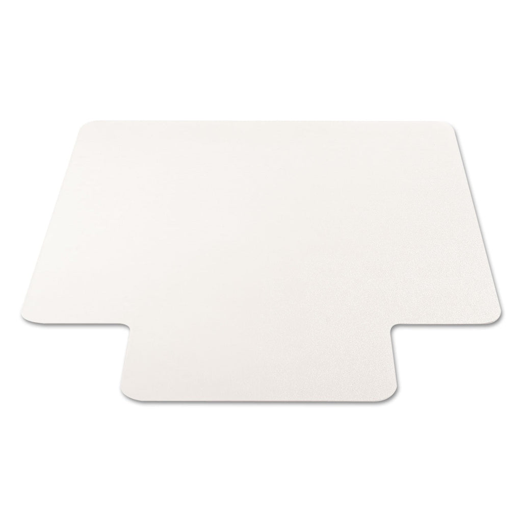 deflecto EconoMat All Day Use Chair Mat for Hard Floors, 36 x 48, Lipped, Clear