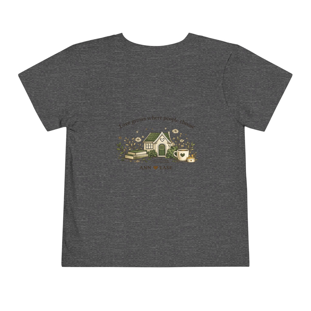 Toddler Tee — “Better Together” Cottage Garden Design
