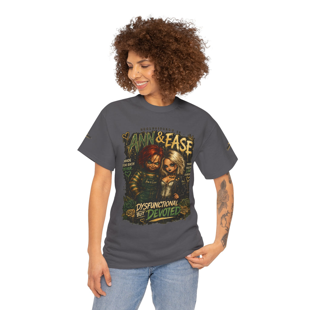 Ann & Ease "Dysfunctional But Devoted" Graphic Tee