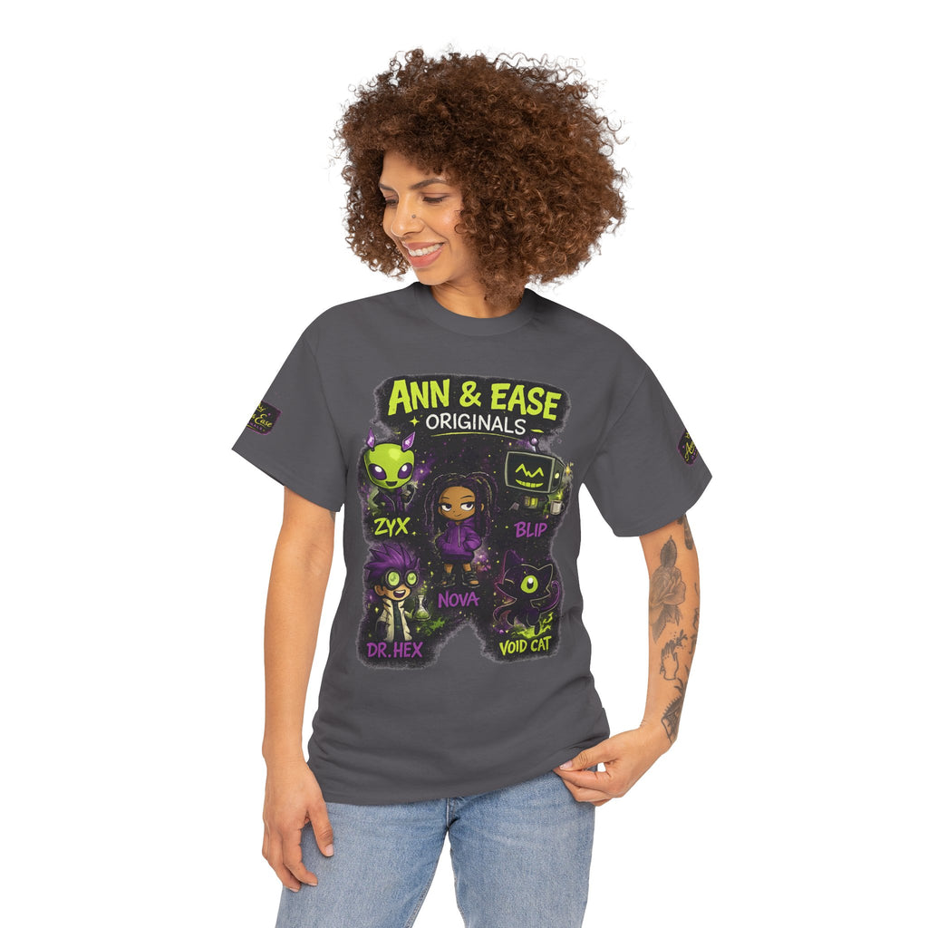 Glitch Squad Tee — "We Don't Fit In" Graphic T-Shirt