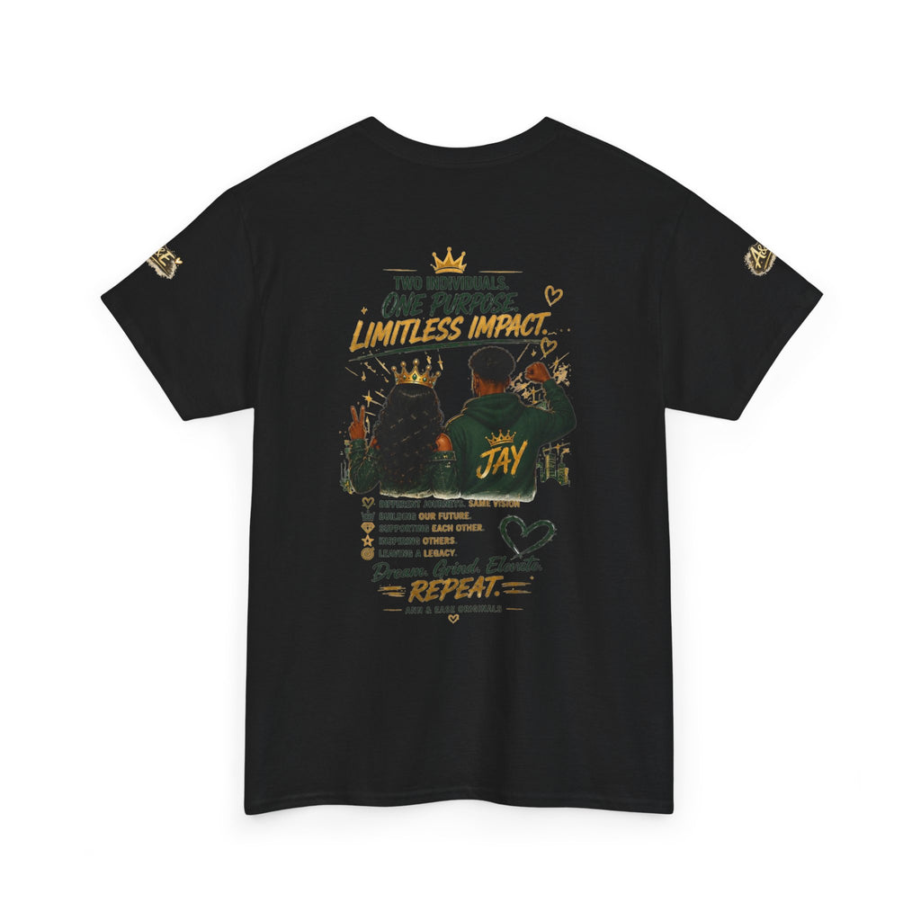 Lead Together Graphic Tee — “Built Different” Inspirational Couple Shirt