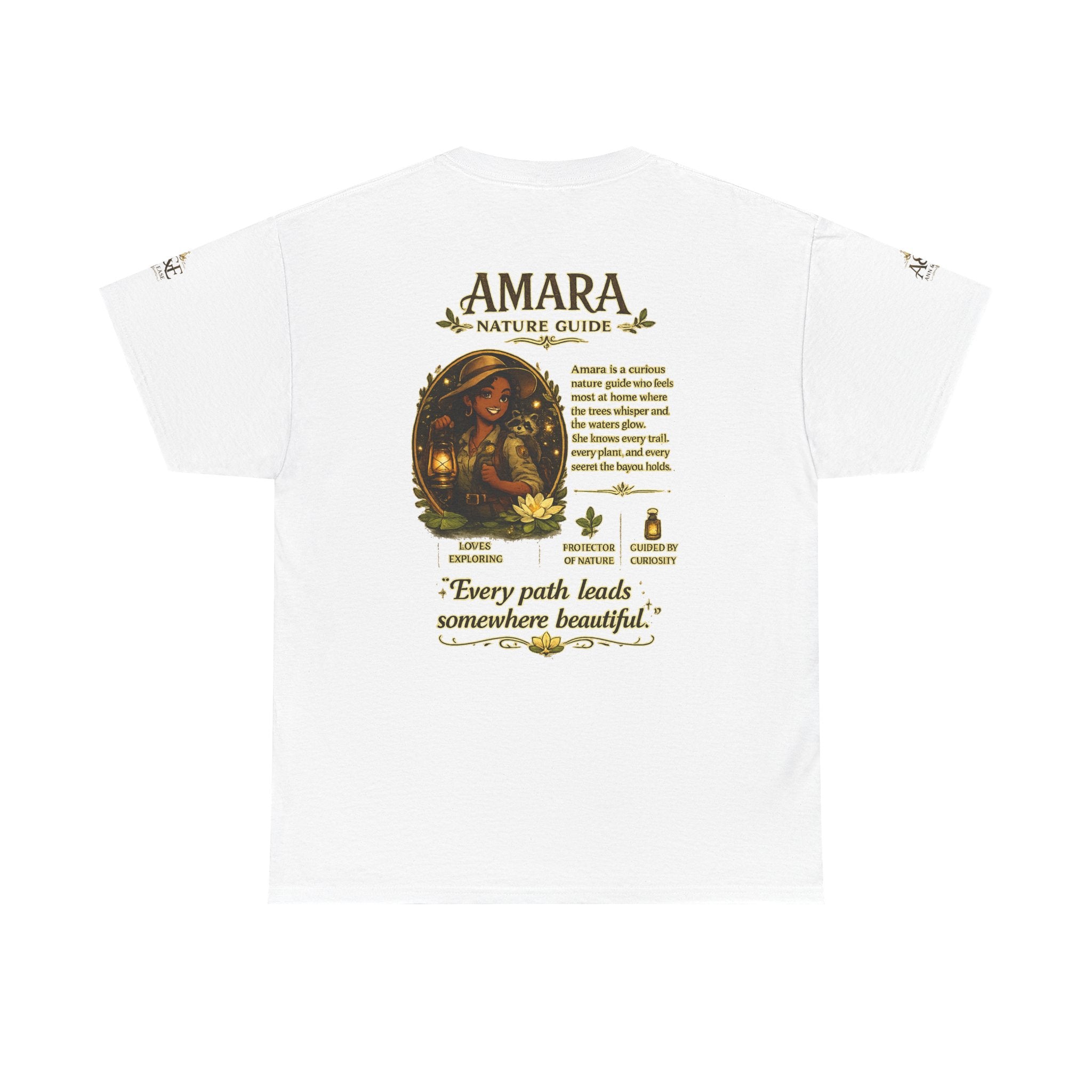 Amara Nature Guide Tee — 'Every Path Leads Somewhere Beautiful' Graphic T-Shirt