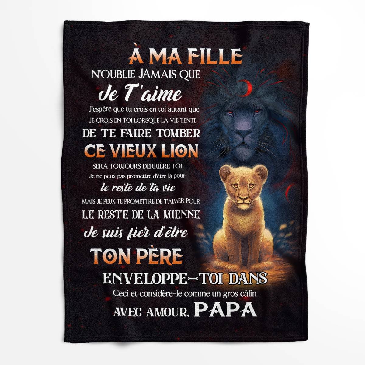 Manta De Regalo Especial Para Tu Hija - De Papá (SKUB09-120)