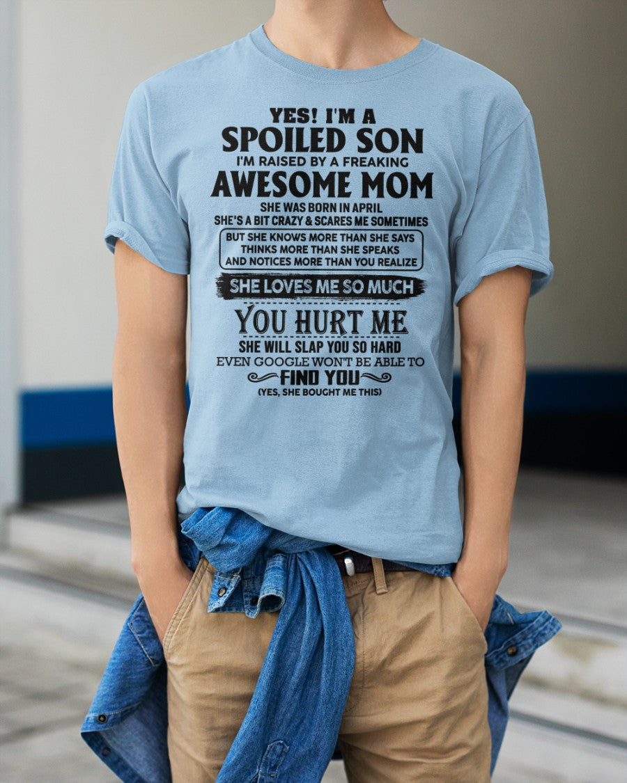 April - Awesome Mom - Perfect Gift For Son From Mom - NGHL04 (SKU-SPW-04)