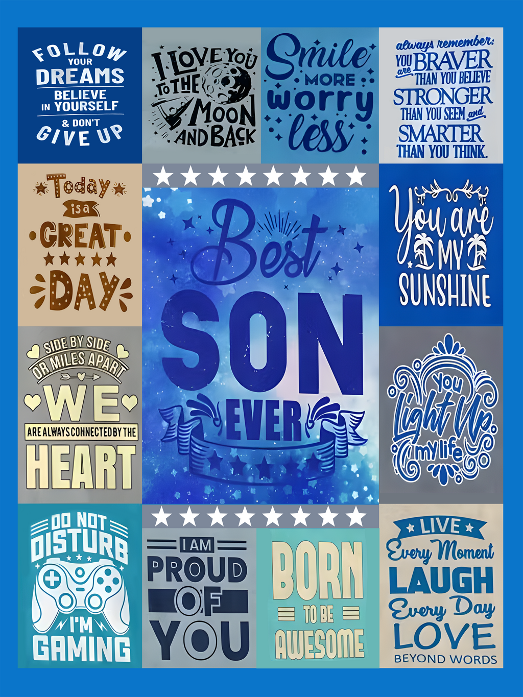 To My Son Blanket – Carries All My Love From Dad