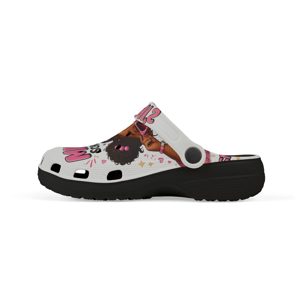 Personalized Kids Clogs — “Milani’s School Days” EVA Foam Slip-Ons