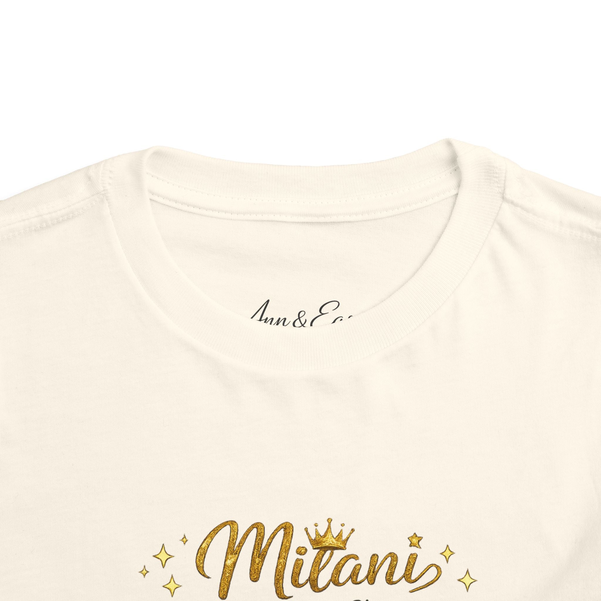 Toddler Tee — "Lil' Girl With Big Dreams" Inspirational Graphic Shirt