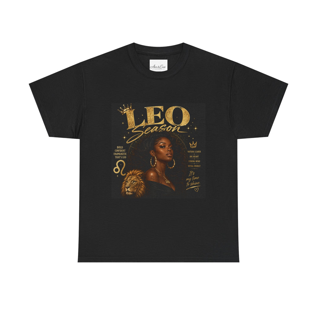 Leo Queen T-Shirt – "Leo Season" Bold Zodiac Tee for Women