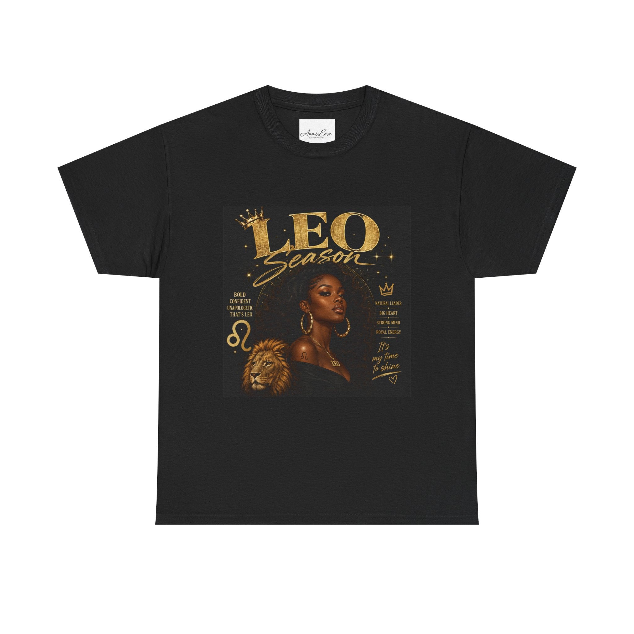 Leo Queen T-Shirt – "Leo Season" Bold Zodiac Tee for Women
