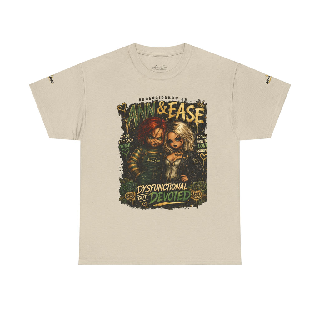 Ann & Ease "Dysfunctional But Devoted" Graphic Tee