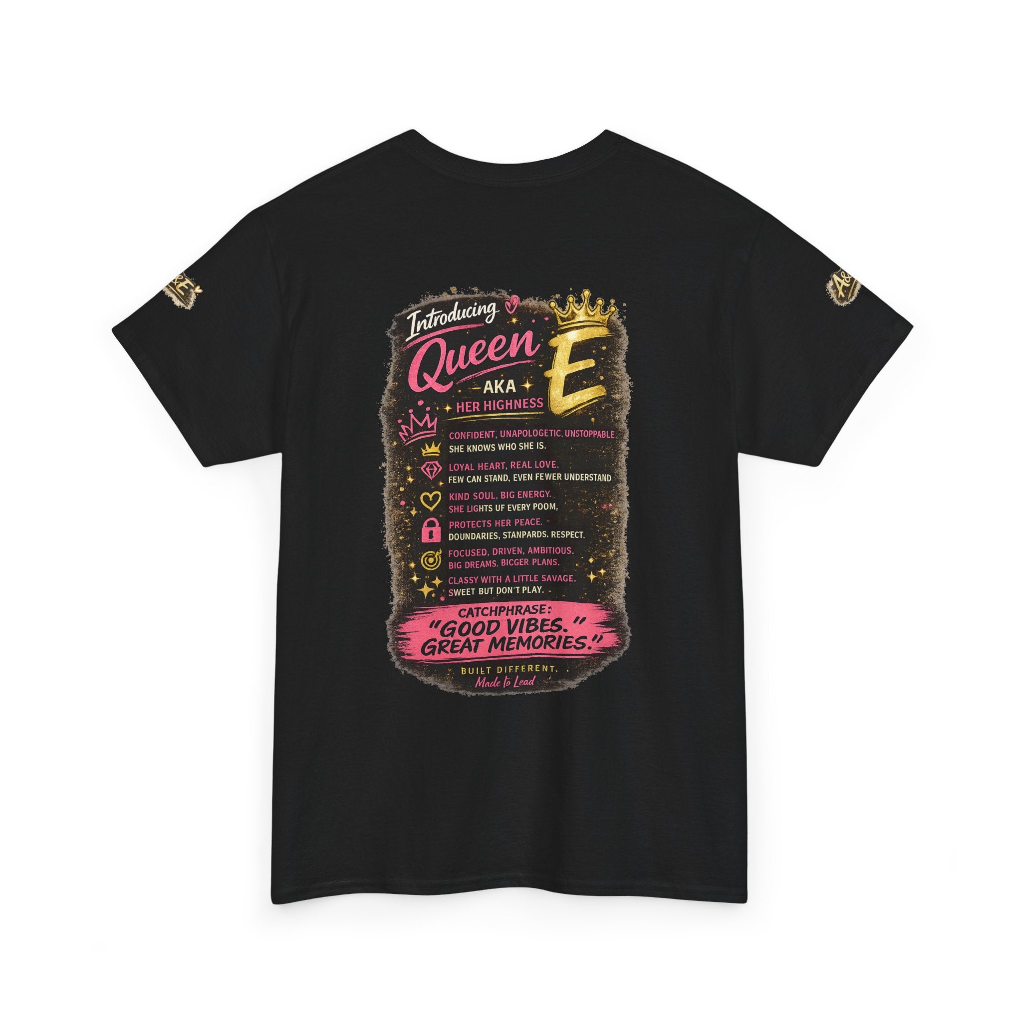 T-Shirt — "Introducing Queen E" Afrocentric Graphic Tee — Built Different, Good Vibes