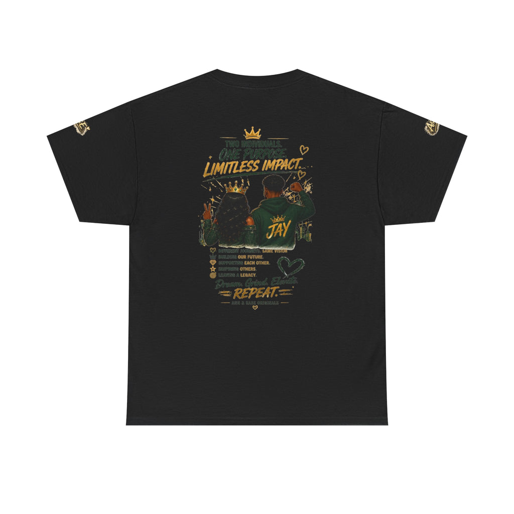 Lead Together Graphic Tee — “Built Different” Inspirational Couple Shirt
