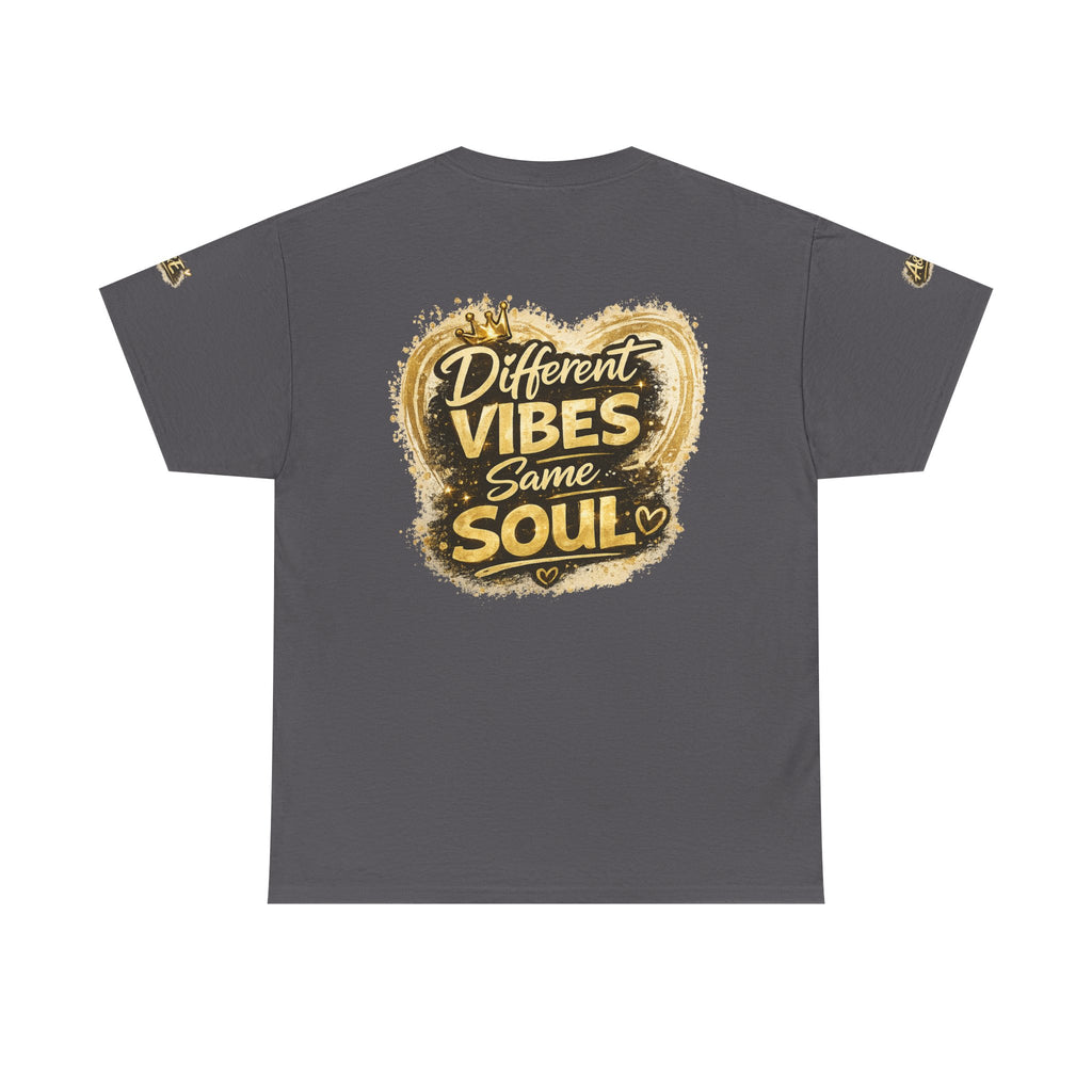 Better Together Couples Tee — "Different Vibes, Same Soul" Graphic T-Shirt