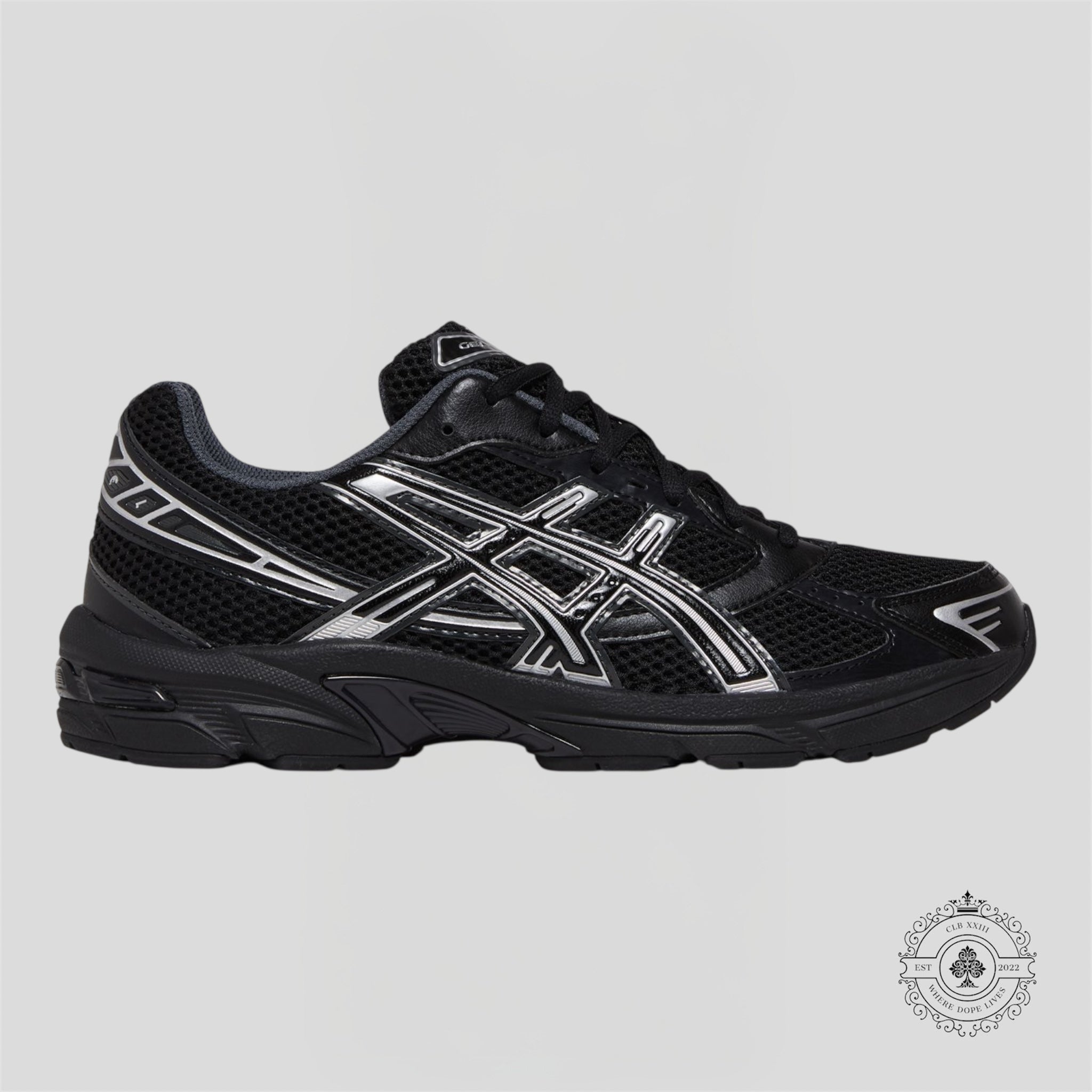 Asics Gel-1130 Negro Plata Pura