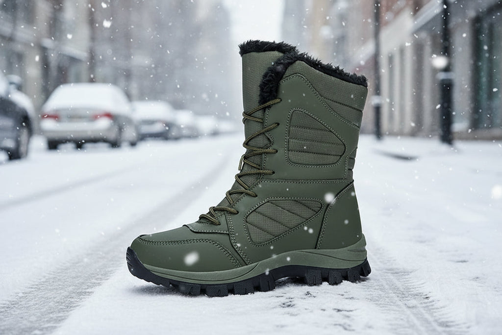 Women’s Winter Snow Boots – Fleece Lined Waterproof Cotton Boots