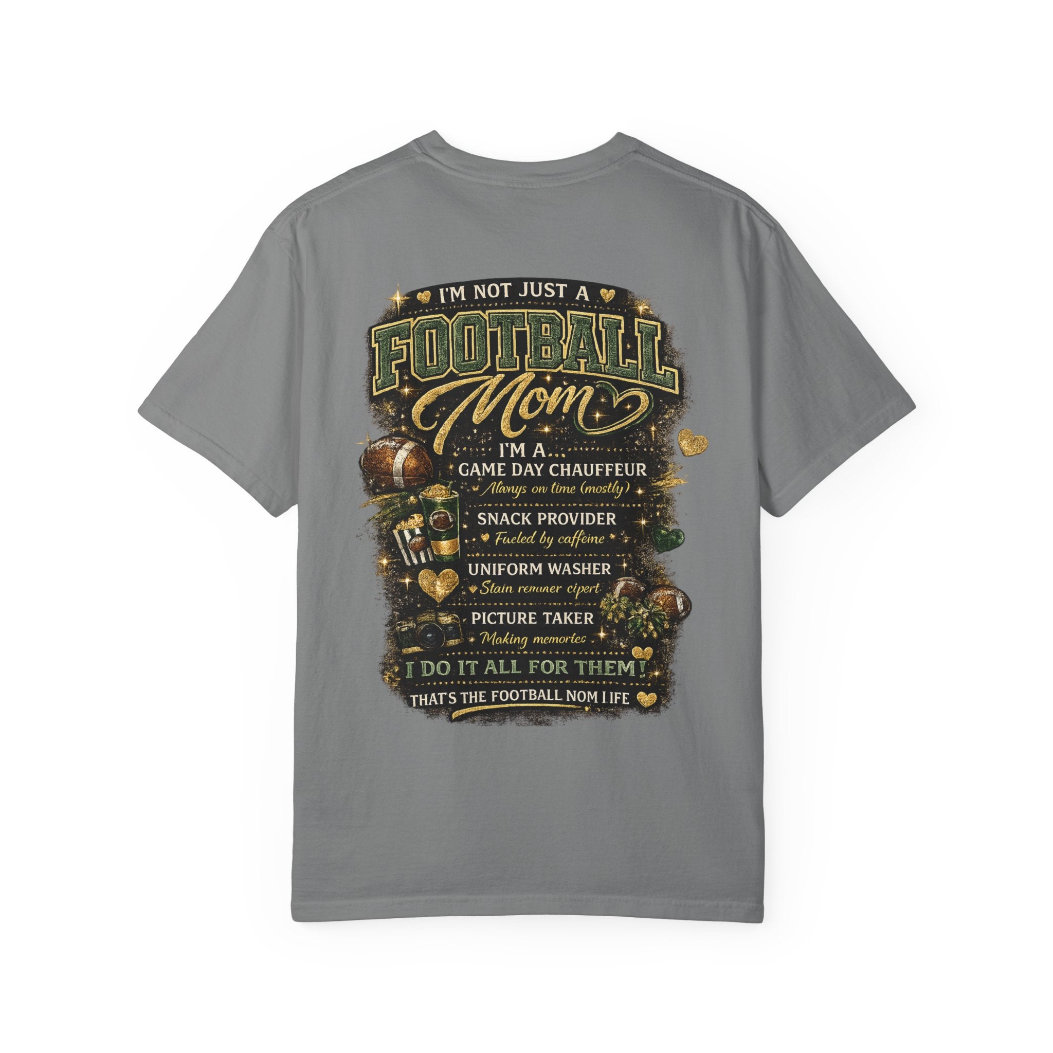 Football Mom T-Shirt — Loud Proud Dedicated Football Mom Gift