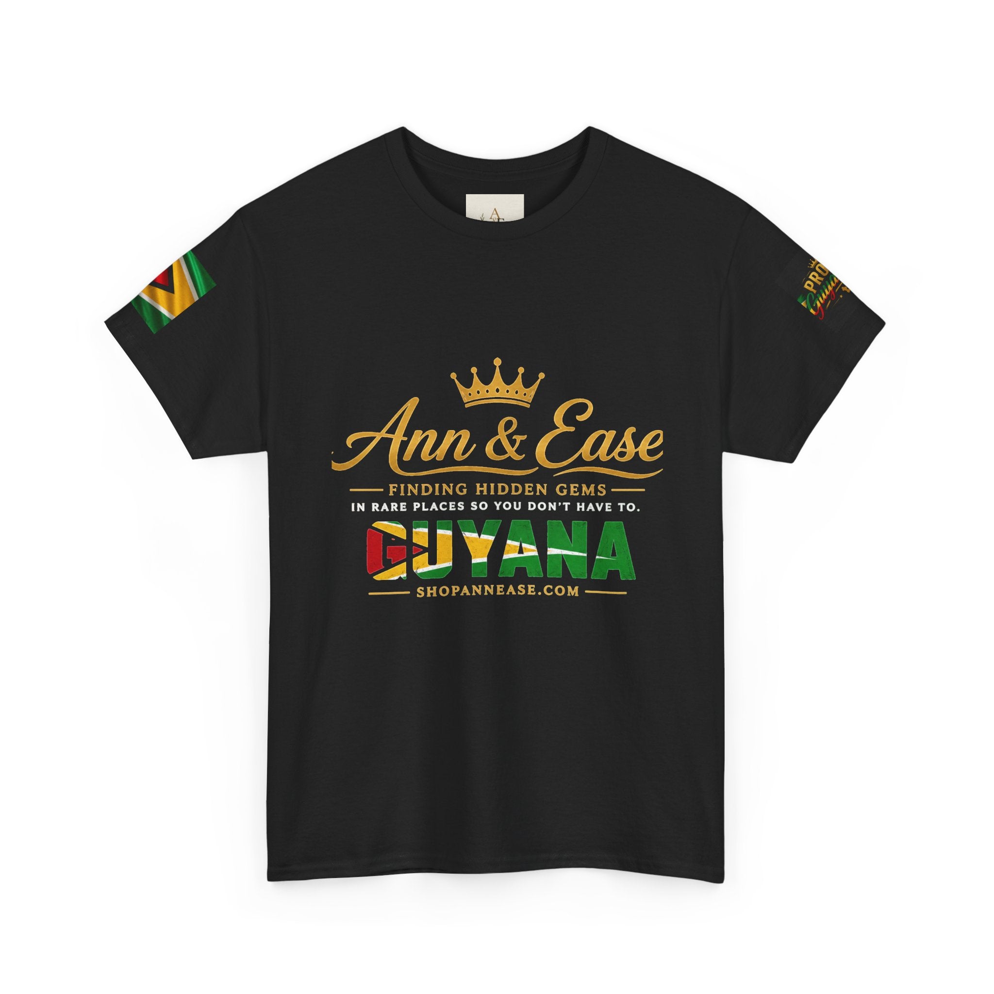 Camiseta de viaje Guyana — Ann & Ease "Encontrando joyas escondidas" Camisa de vacaciones caribeñas