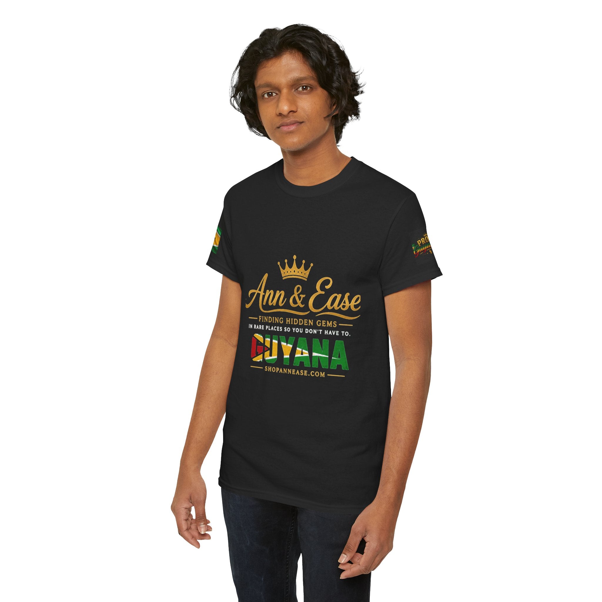 Camiseta de viaje Guyana — Ann & Ease "Encontrando joyas escondidas" Camisa de vacaciones caribeñas