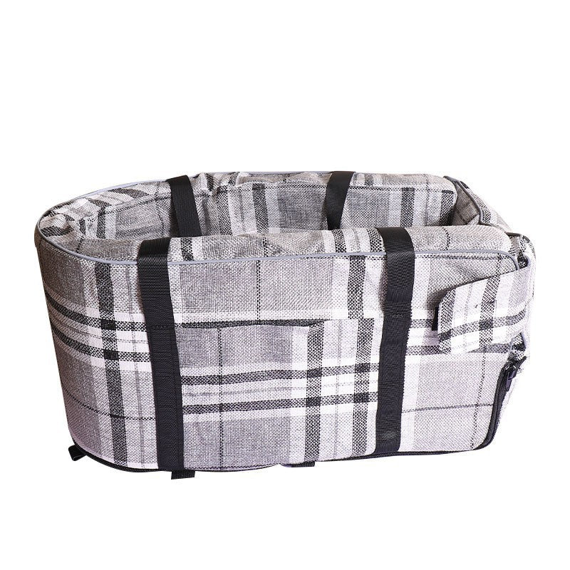 Transportín Portátil para Perros para Coche — 4 colores, para todas las estaciones, laterales blandos