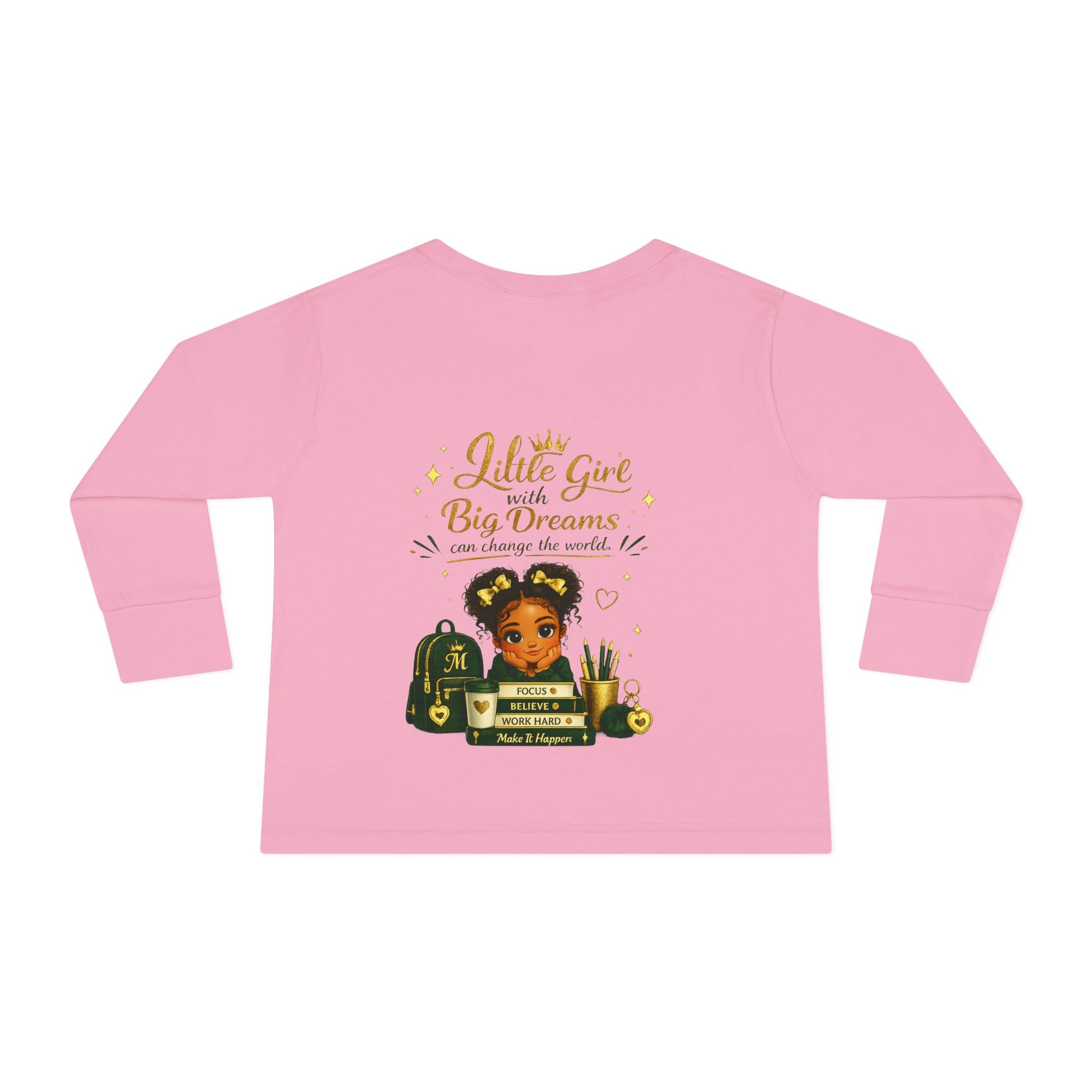 Toddler Tee — 'Future MD' Cute Black Girl Doctor Design