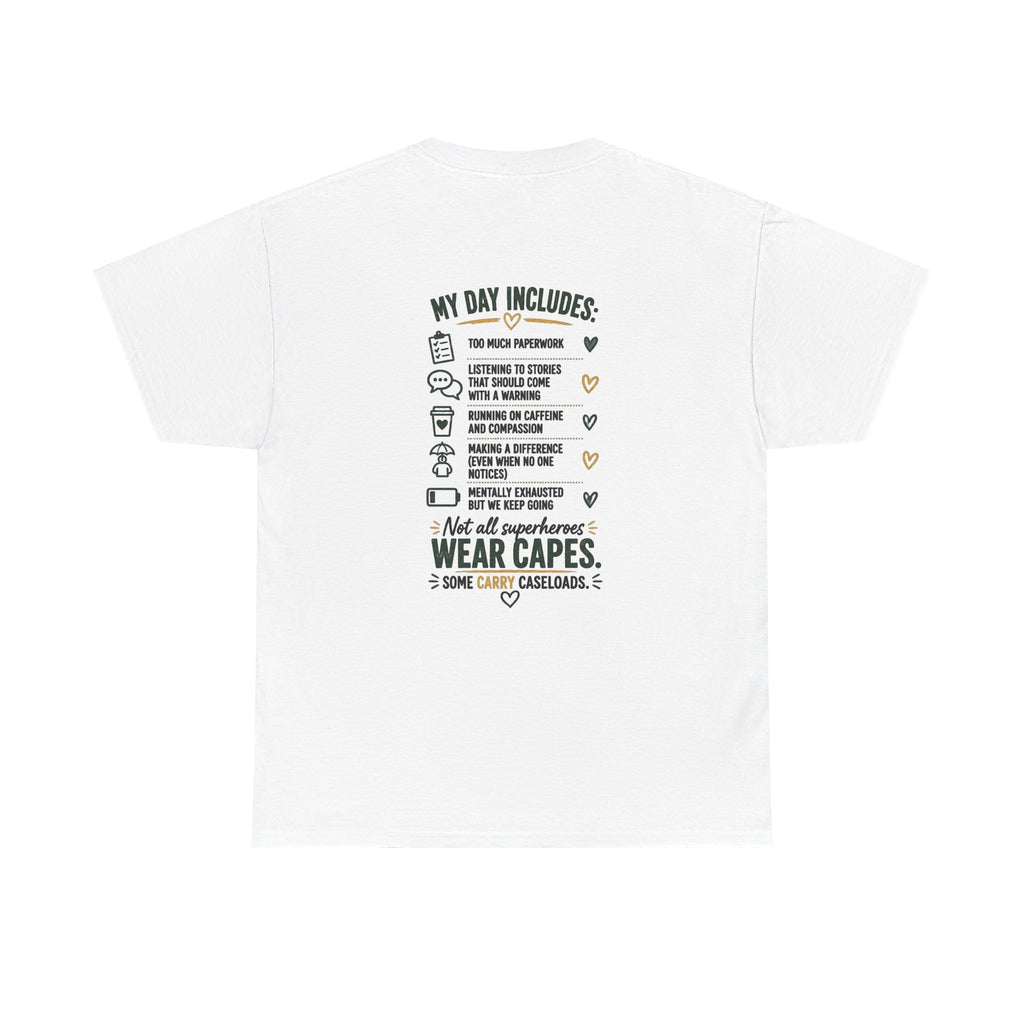 Social Worker T-Shirt — “Social Worker Because Problem Solver Isn’t an Official Job Title” Graphic Tee
