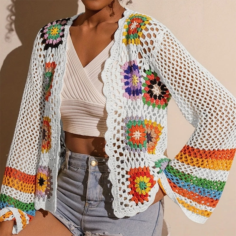 Women's Elegant Crochet Cardigan