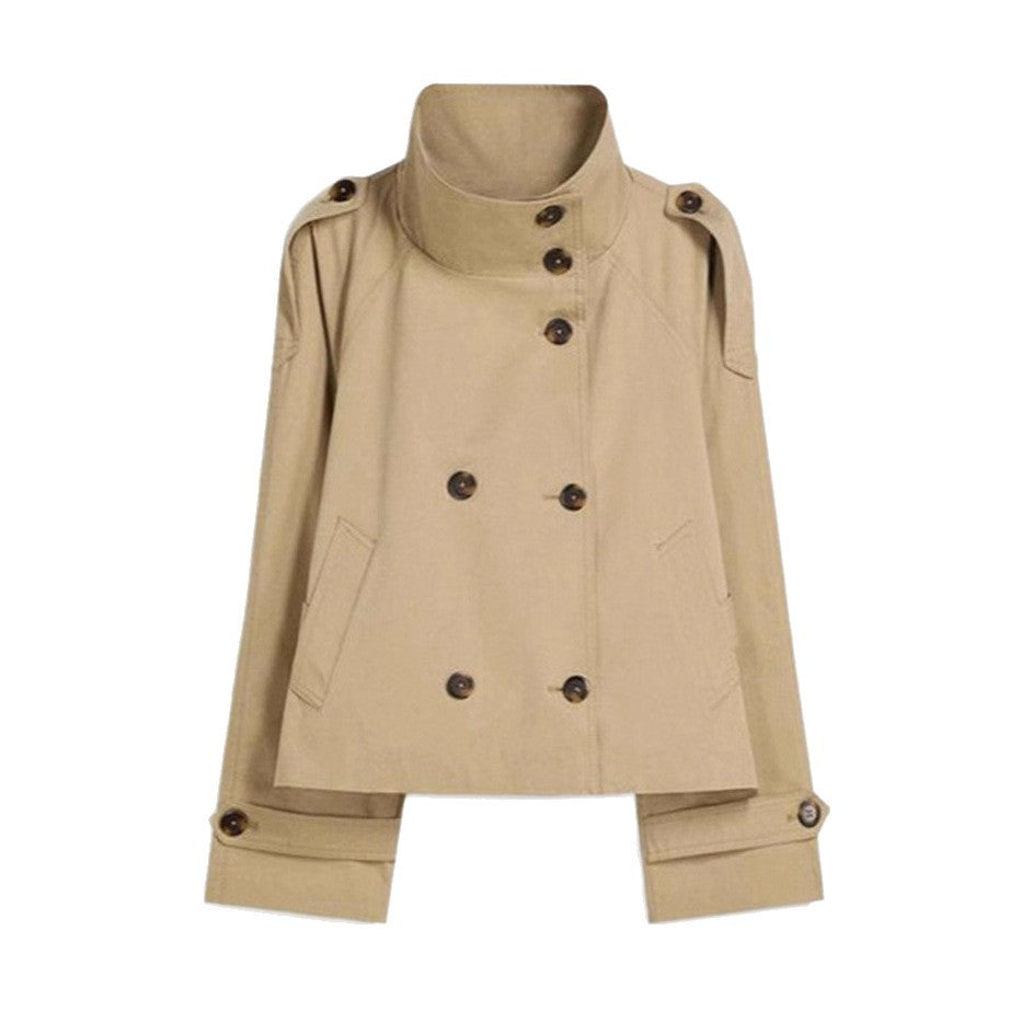 Women’s Lace-Up Waist Trench Coat