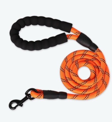 Correa Reflectante de Nailon para Perro — 6 Colores, 9 Opciones de Tamaño