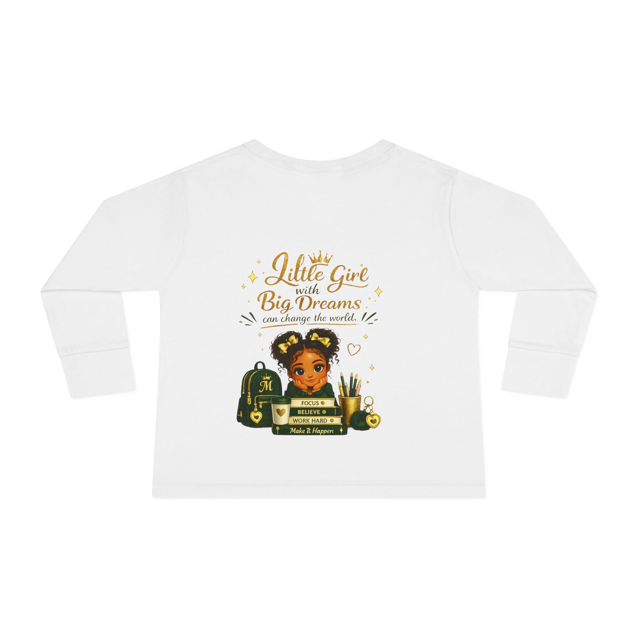 Toddler Tee — 'Future MD' Cute Black Girl Doctor Design
