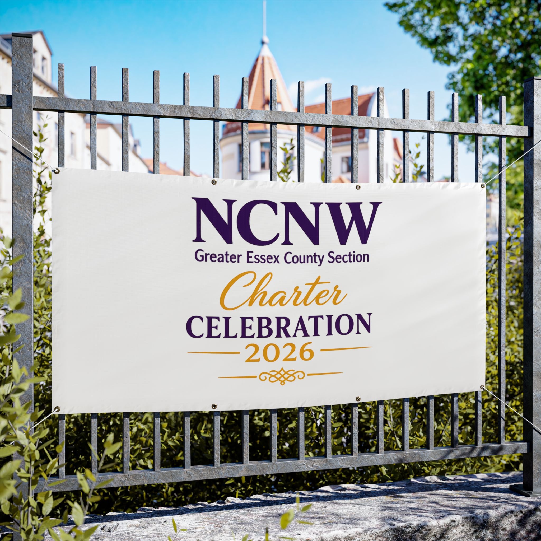 NCNW Charter Celebration 2026 Vinyl Banner