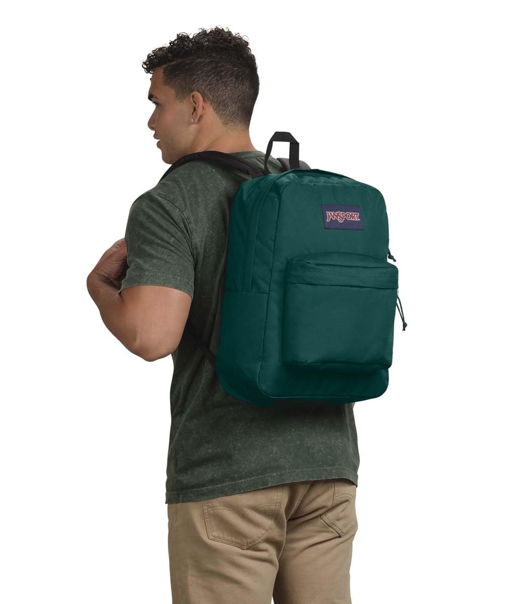 JanSport SuperBreak One Backpacks - Durable, Lightweight Bookbag with 1 Main Compartment, Front Utility Pocket with Built-in Organizer - Premium Backpack, Black