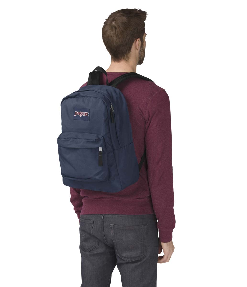 JanSport SuperBreak One Backpacks - Durable, Lightweight Bookbag with 1 Main Compartment, Front Utility Pocket with Built-in Organizer - Premium Backpack, Black